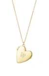 Adornia Initial Heart Pendant Necklace