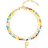 Adornia Initial Layered Bracelet In Letter F
