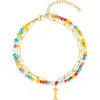 Adornia Initial Layered Bracelet In Letter I