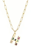 Adornia Initial Pendant Necklace