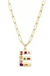 Adornia Initial Pendant Necklace