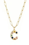 Adornia Initial Pendant Necklace