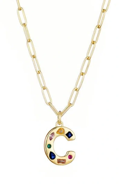 Adornia Initial Pendant Necklace