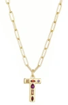 Adornia Initial Pendant Necklace