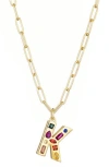 Adornia Initial Pendant Necklace
