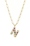 Adornia Initial Pendant Necklace
