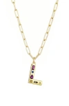 Adornia Initial Pendant Necklace