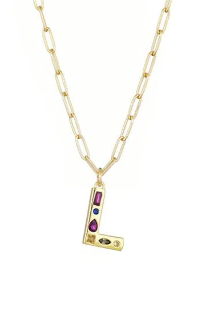 Adornia Initial Pendant Necklace