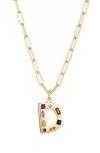 Adornia Initial Pendant Necklace