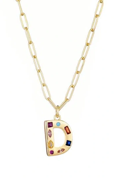 Adornia Initial Pendant Necklace