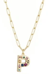 Adornia Initial Pendant Necklace