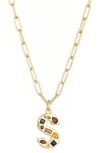 Adornia Initial Pendant Necklace