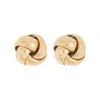 Adornia 14k Over Silver Knot Earrings In Yellow