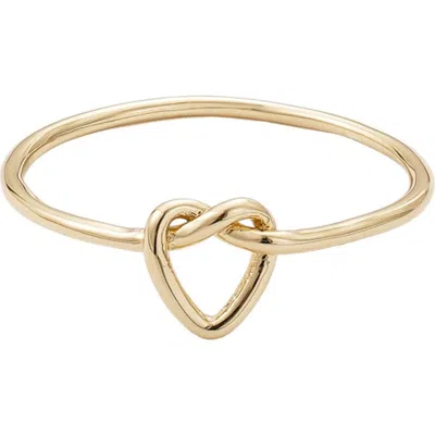 Adornia Knotted Heart Ring
