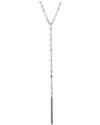 Adornia Labrdorite & Diamonds Terry Y Necklace In Silver