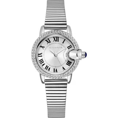 Adornia London Bracelet Strap Watch, 26mm In Silver/ White