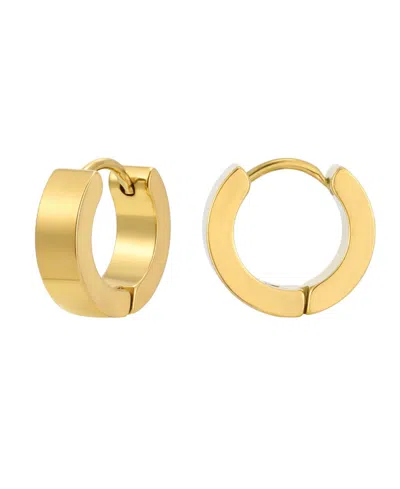 Adornia Men's Gold-tone Hoop Earrings