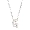 Adornia Mini Initial Necklace Silver In Multi