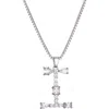 Adornia Mixed Crystal Initial Pendant Necklace In Silver
