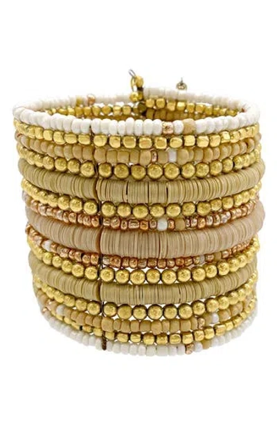 Adornia Mixed Media Beaded Bracelet