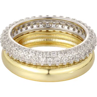 Adornia 14k Plated Ring In Gold