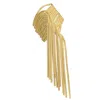 Adornia Multi Strand Textured Chain Bracelet Gold In Yellow