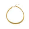 Adornia Omega Chain Necklace In Yellow