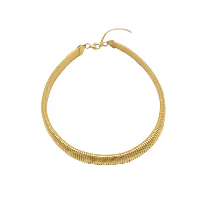 Adornia Omega Chain Gold In Yellow