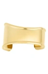 Adornia Open Cuff Bracelet In Gold