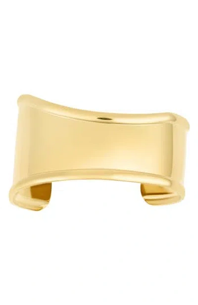 Adornia Open Cuff Bracelet In Gold