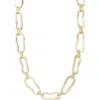 Adornia Organic Link Chain Necklace In Gold