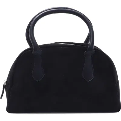Adornia Oversized Bowling Bag In Black