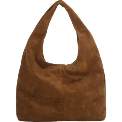 Adornia Oversized Hobo Tote In Red