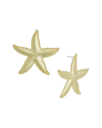 ADORNIA ADORNIA OVERSIZED SHELL STUD EARRINGS
