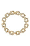 Adornia Pavé Crystal Chain Bracelet In Gold
