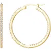 Adornia Pavé Cz Infinity Hoop Earrings In Gold