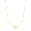Adornia Pavé Pendant Necklace In Gold