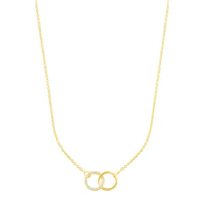 Adornia Pavé Pendant Necklace In Gold