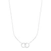 Adornia Pavé Pendant Necklace In Silver