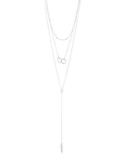 Adornia Pearl Multi-layer Necklace