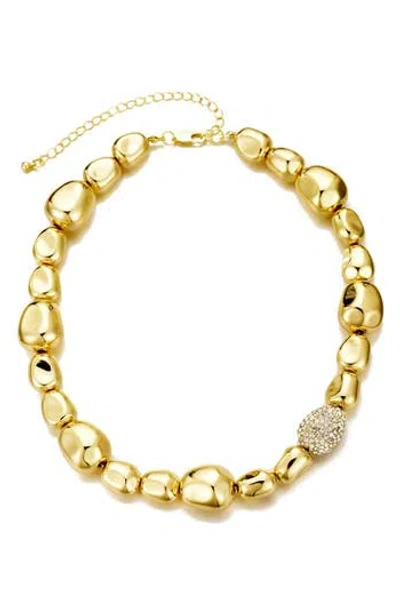 Adornia Pebbled Chain Necklace