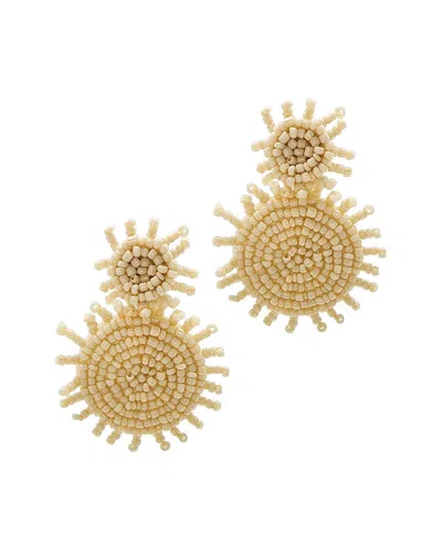 Adornia Rhodium Plated Statement Earrings In Multi