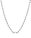 Adornia Rosary Bead Choker Necklace