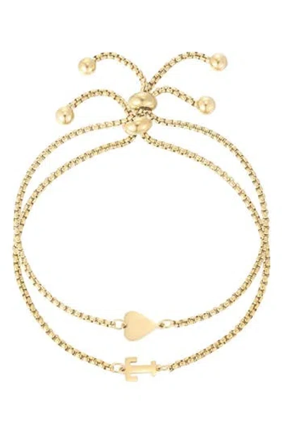 Adornia Set Of 2 Bracelets In Gold