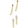 Adornia Set Of 2 Drop Earrings In Gold