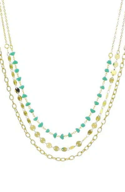 Adornia Set Of 3 Assorted Chain Necklaces In Gold