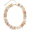 Adornia Shell Pieces Adjustable Necklace In Gold
