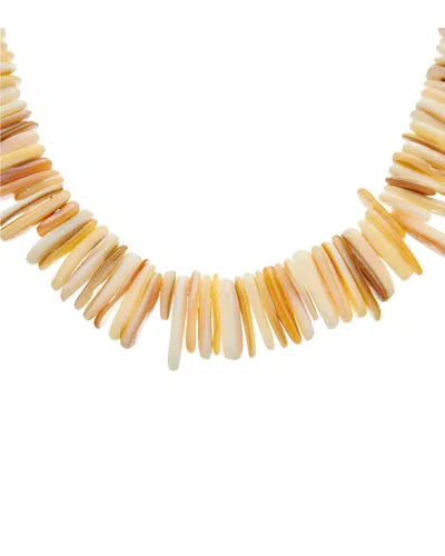 ADORNIA ADORNIA SHELL PIECES ADJUSTABLE NECKLACE