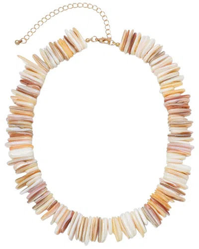 ADORNIA ADORNIA SHELL PIECES ADJUSTABLE NECKLACE