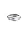 Adornia Silver Chunky Dome Bangle